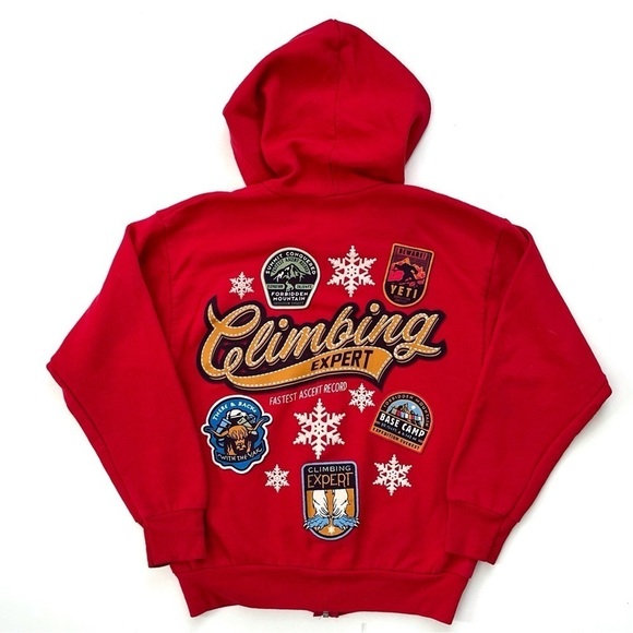 Disney Animal Kingdom Expedition Everest Zip Hoodie For Kids Size Medium - Picture 3 of 6